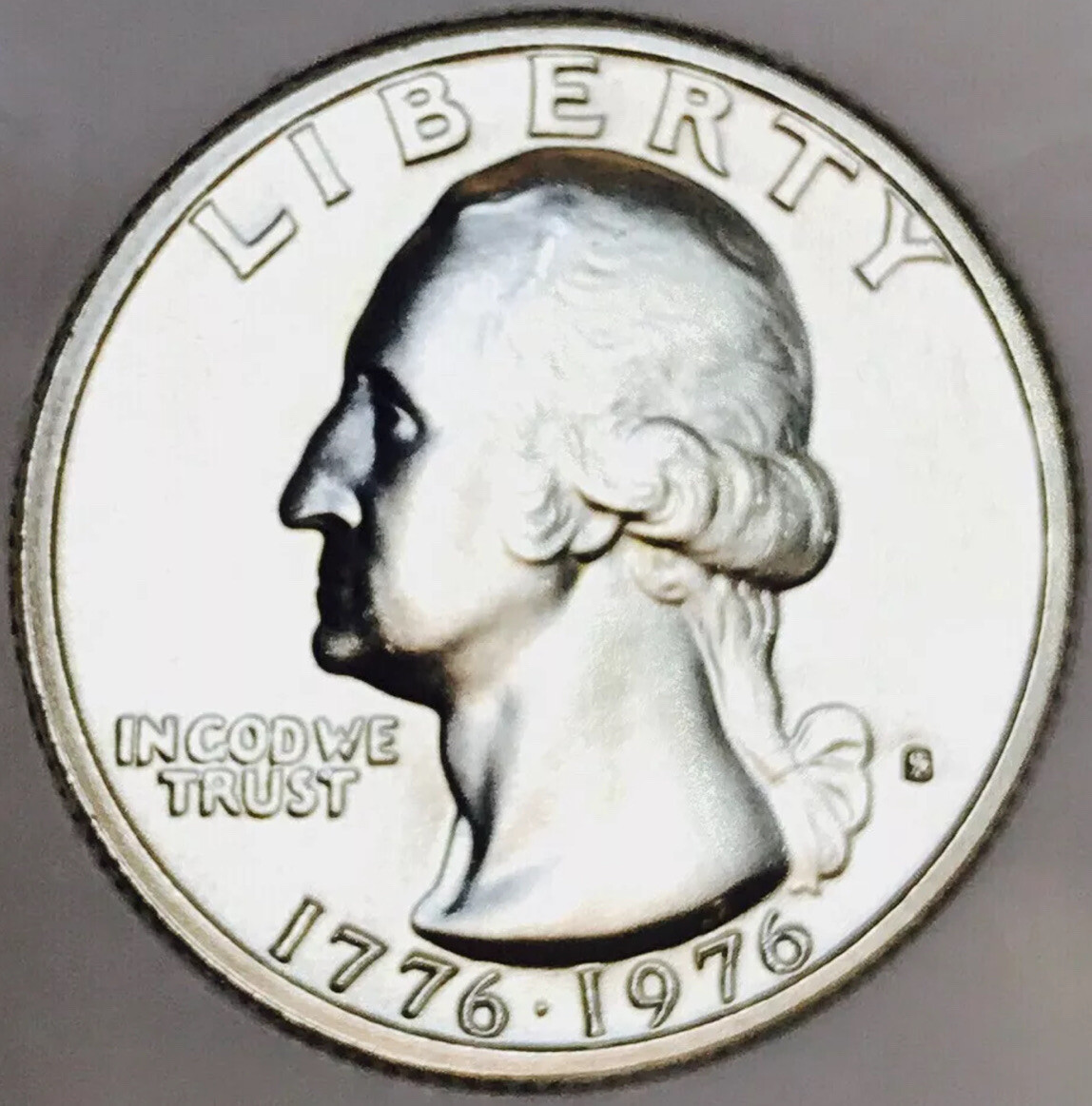 ⭐️SILVER ⭐️BICENTENNIAL EDITION⭐️1776-1976⭐️ WASHINGTON⭐️SUPERB GEMBU⭐️