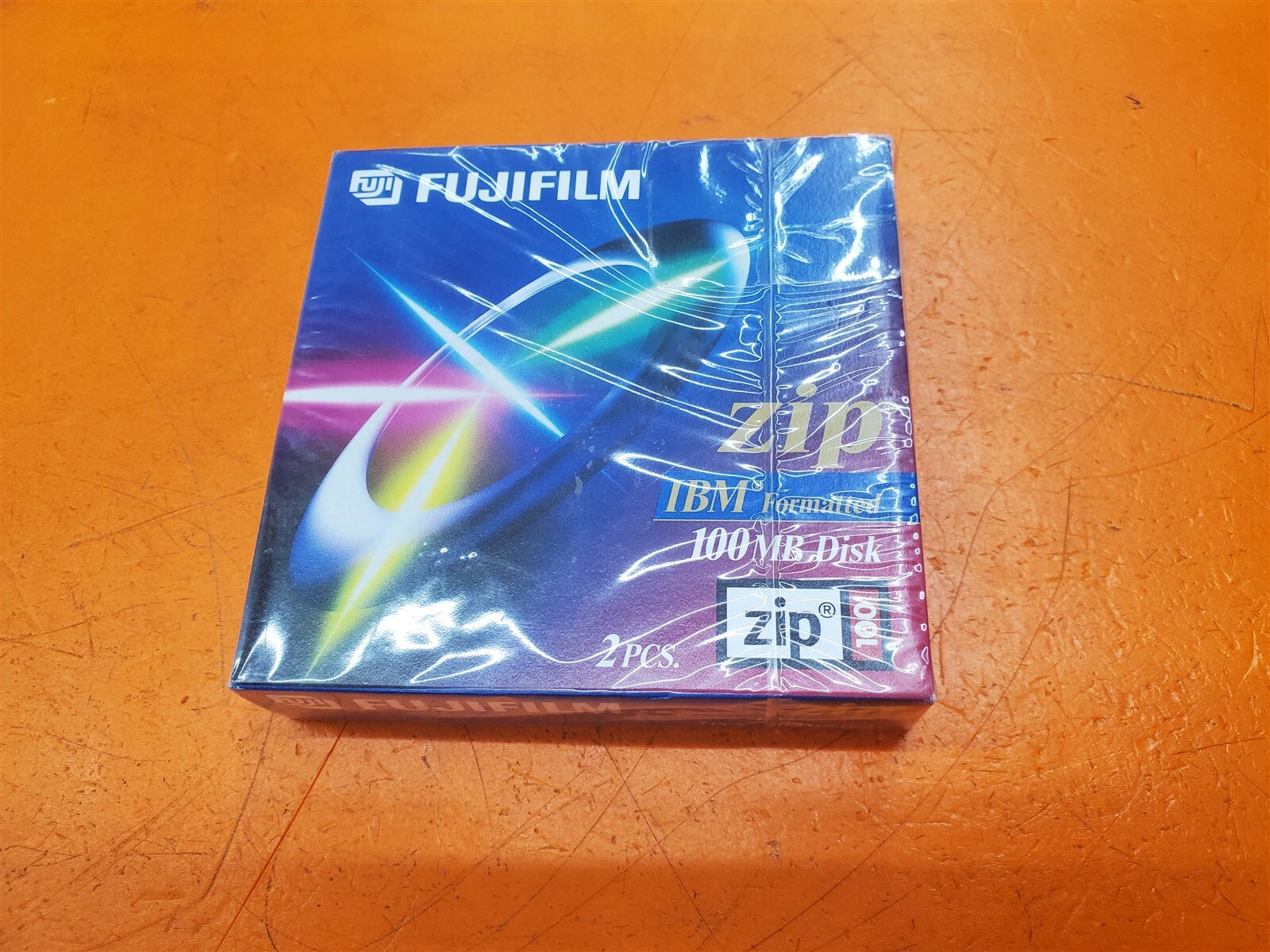 ⭐️⭐️⭐️⭐️⭐️ Two (2) Fujifilm 100MB IBM Formatted Zip Disk Sealed