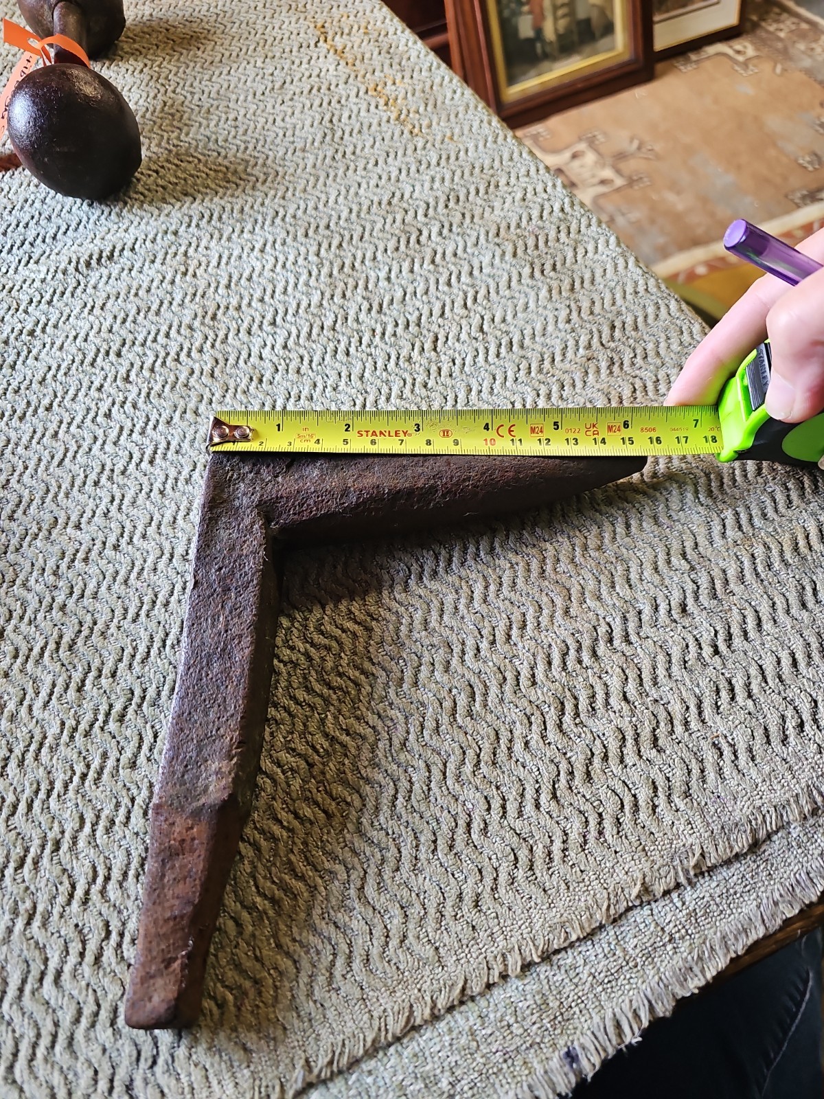 Vintage Blacksmiths Anvil Spike Stake Tool Hardy Hole