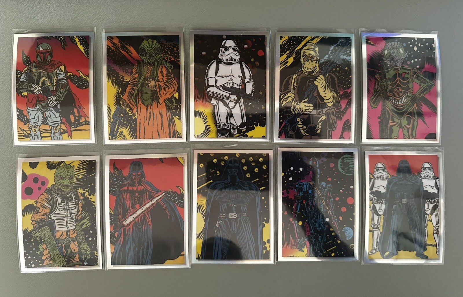 2023 Topps Chrome Star Wars Galaxy Darth Vader’s Bounty Hunters Insert Singles!