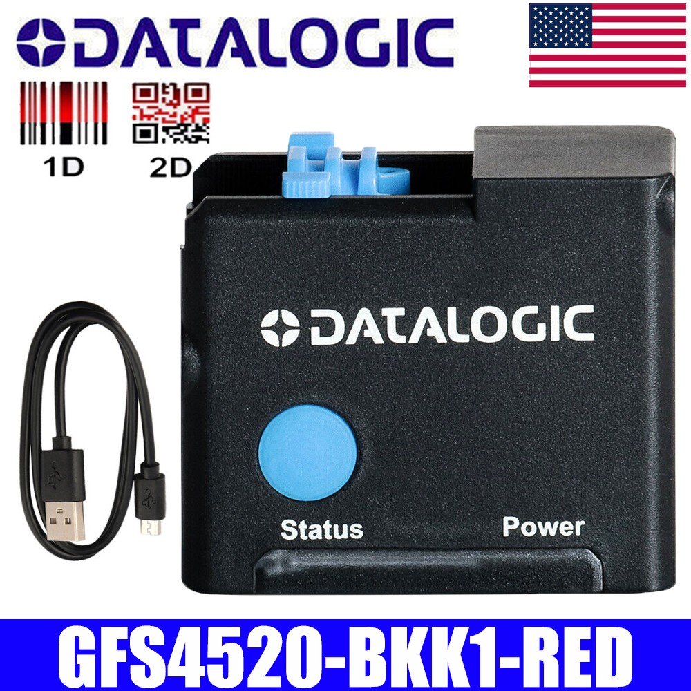 Datalogic GFS4520-BKK1-RED 1D 2D Fixed Modules Barcode Scanner with USB Cable