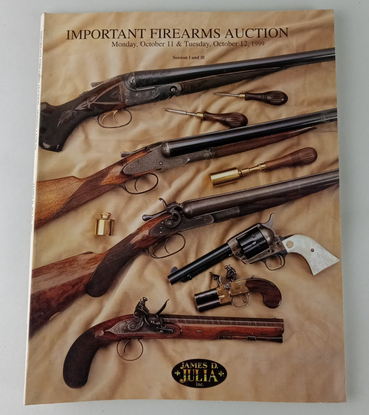 James D. Julia Important Firearms Auction Catalog October 11-12, 1999