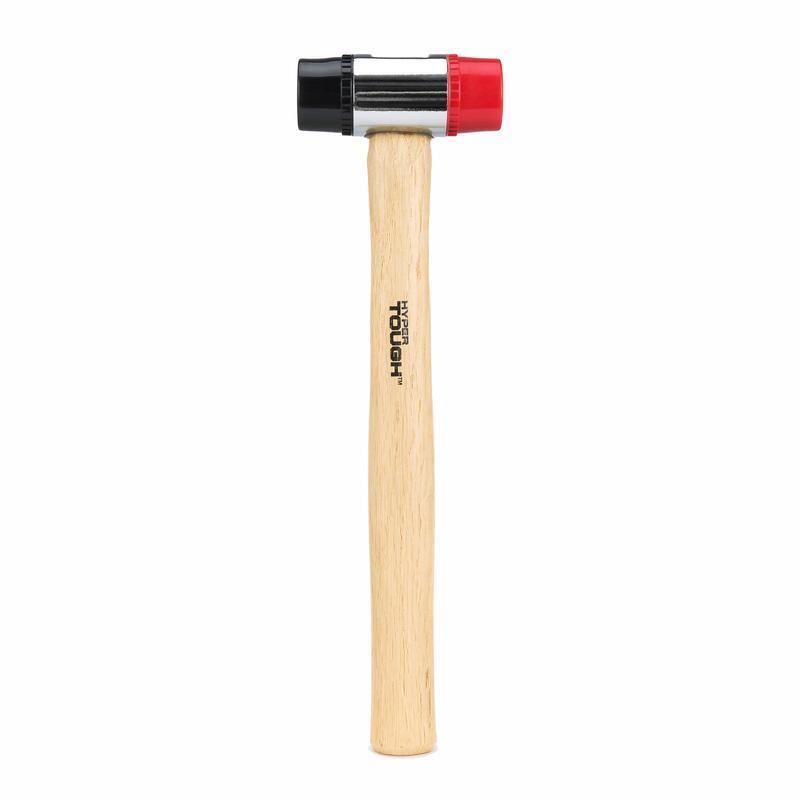 Double Face Mallet Hammer Soft Blow Non Marring Heads Comfortable Grip Durable