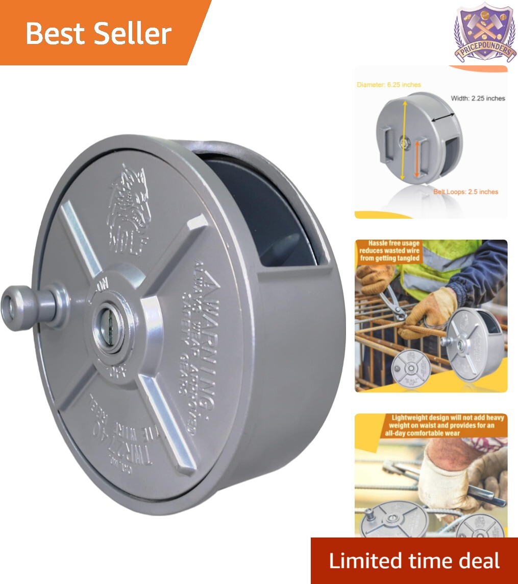 Industrial Aluminum Tie Wire Reel with Lightweight Design and Hassle-Free Usage
