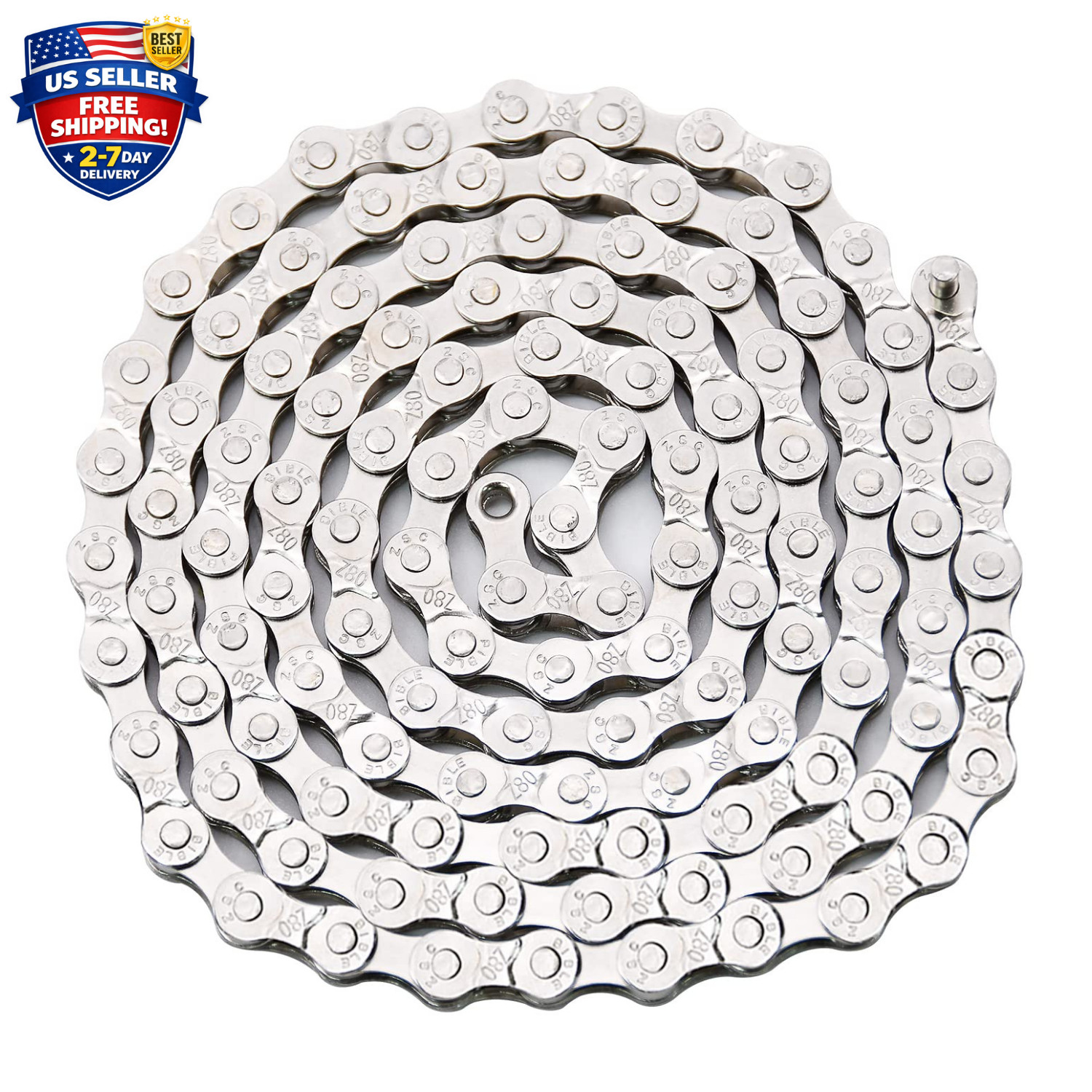 Bike Chain, 6/7/8 Speed Chain, for Road Mountain Racing Cycling