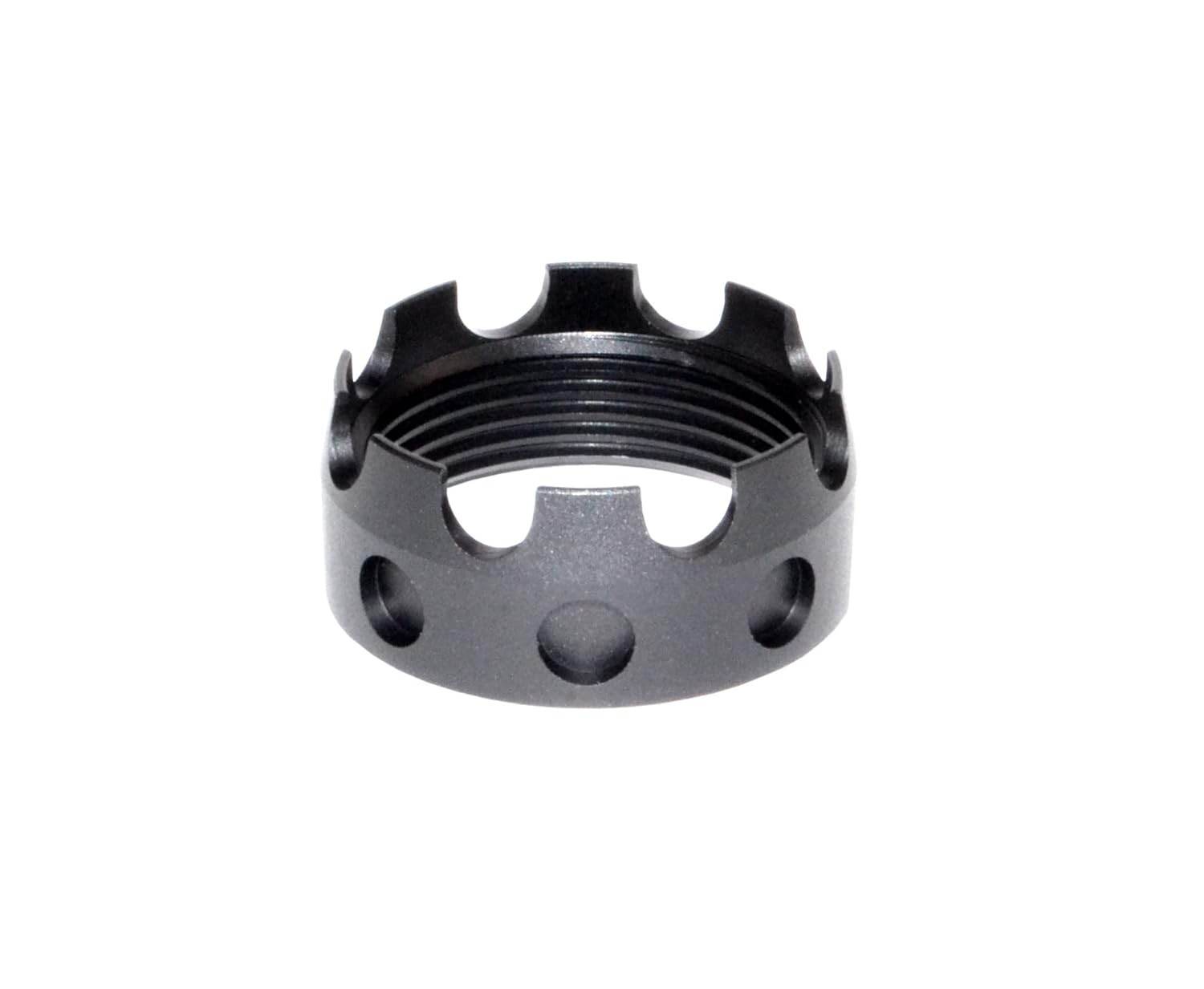 Aluminum 7075-T6 nut, 1-3/16x16 TPI, Black/Blue/Golden/Silver/red (Black)