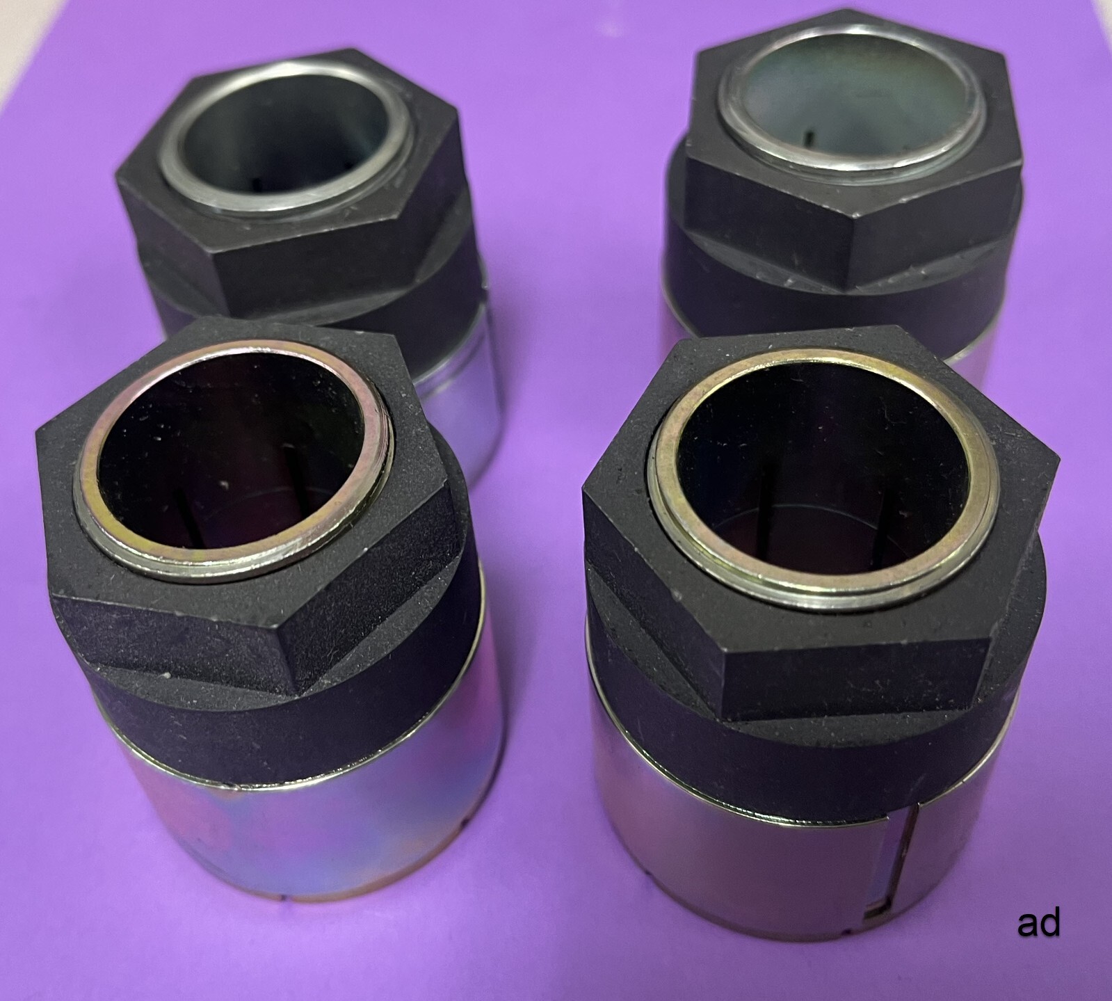 LOT OF 4:  Keyless Bushings, 1" Shaft Size - Lot of 4