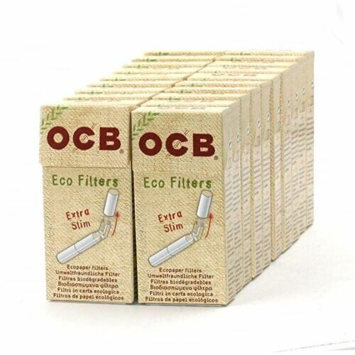 Filtre OCB Eco Extra Slim 5,7mm UNBLEACHED CONFEZIONE 10 SCATOLE DA 120 Filtri