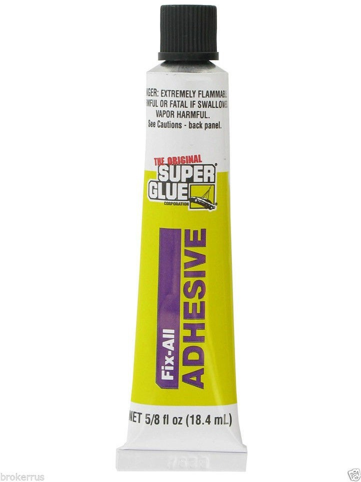1 FIX ALL flexible ADHESIVE Super Glue repair rubber shoe vinyl leather crafting