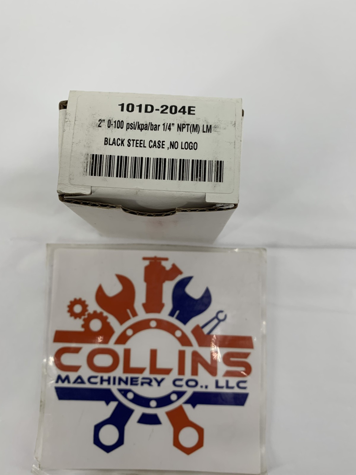 PIC Gauges 101D-204E Pressure Gauge 0-100PSI 2" Dial 1/4" NPT Lower Mount