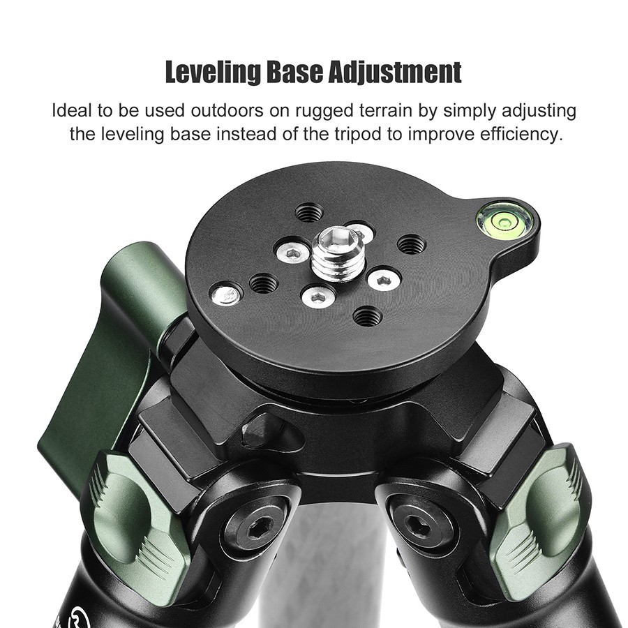 Sunwayfoto T2830CS-LB Low Center of Gravity Carbon Fiber Tripod , 3-Sections