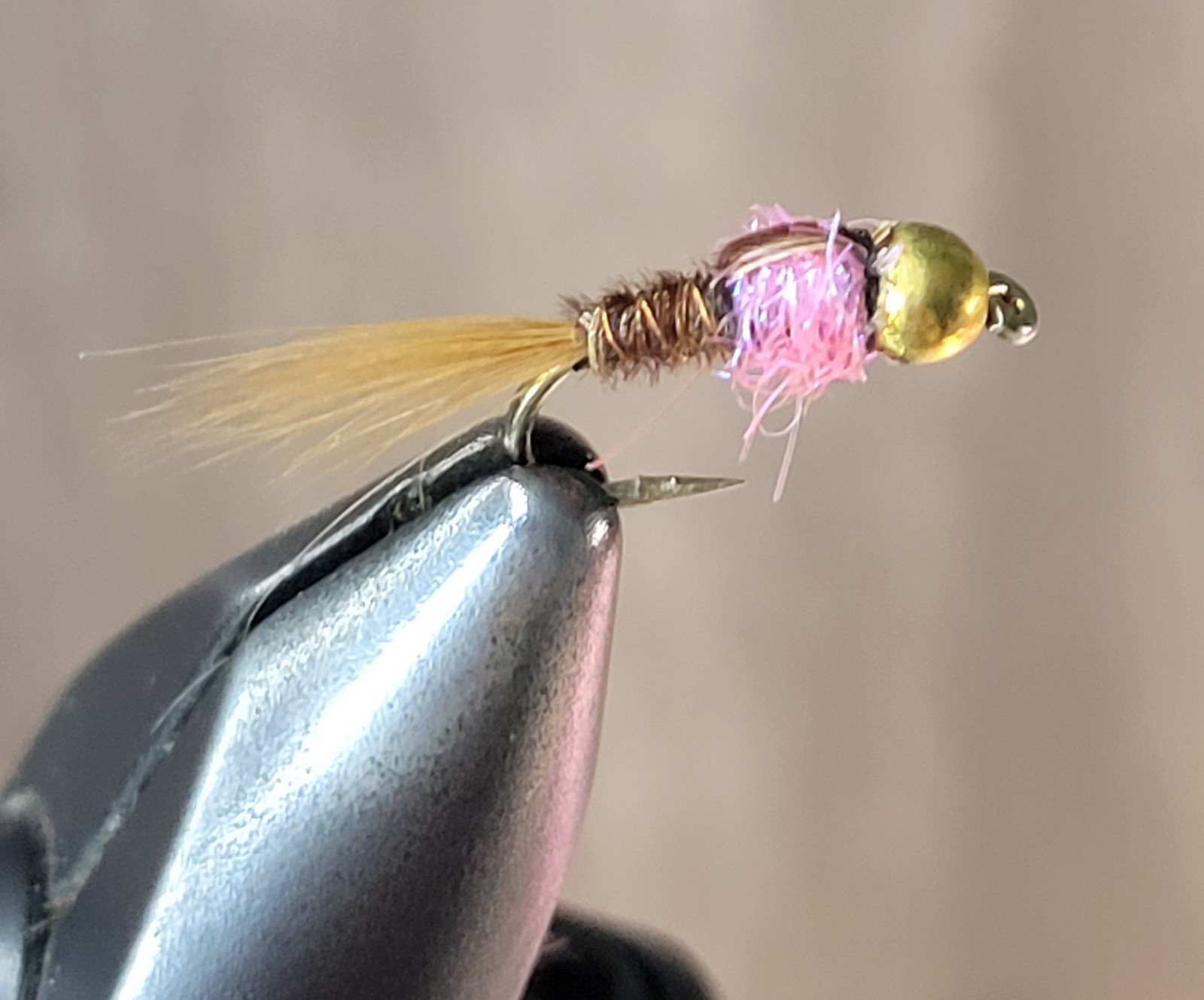 BH Beadhead PINK  PHEASANT TAIL Nymph Fly Fishing Flies 1 Fly, U Choose Size