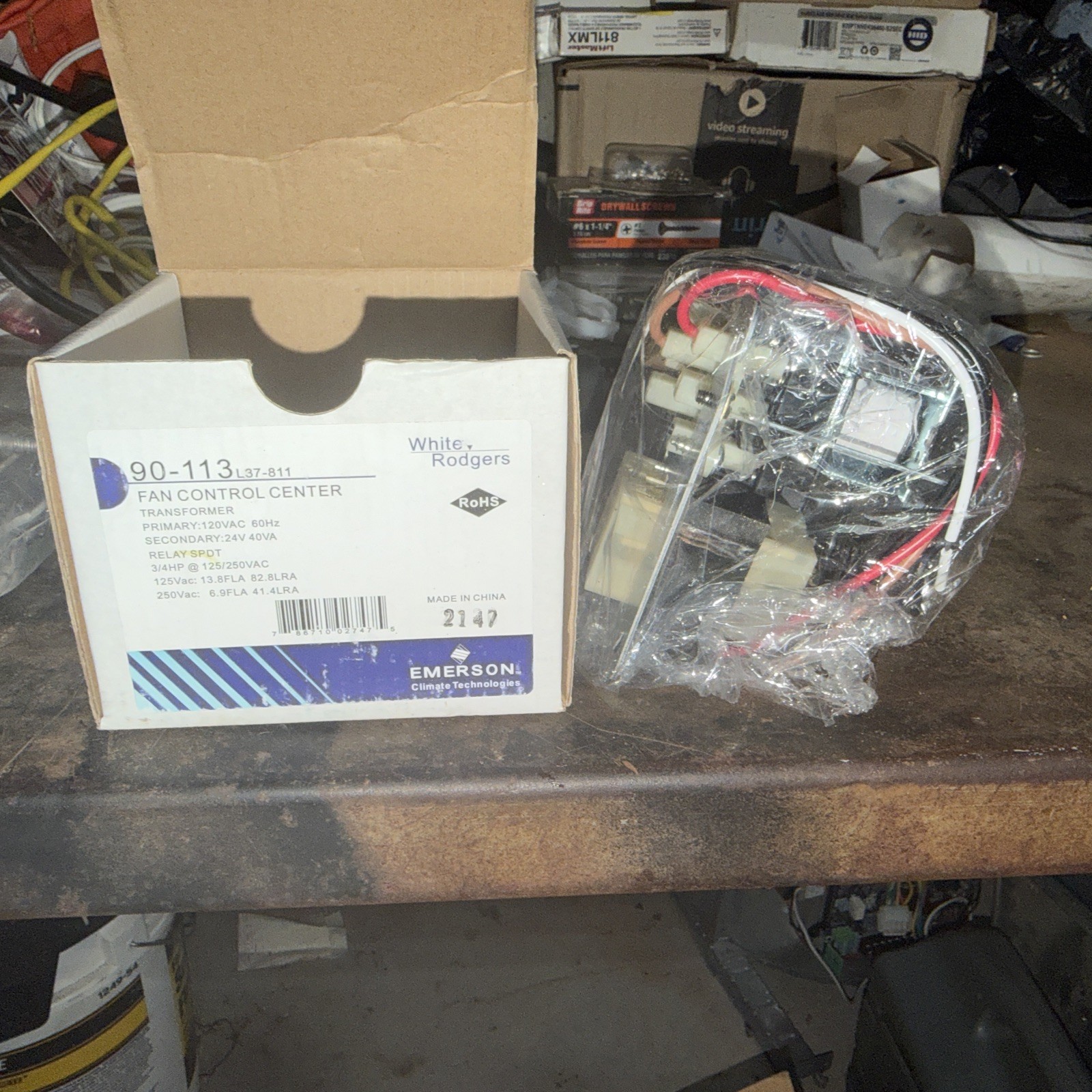 White-Rodgers 90-113 Fan Control Center