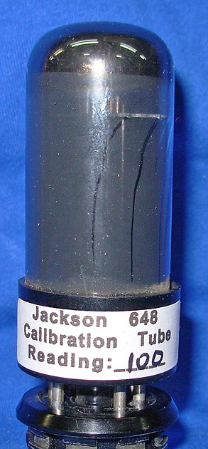 Calibration Tube and Instructions for Jackson 648 Tube Tester Family