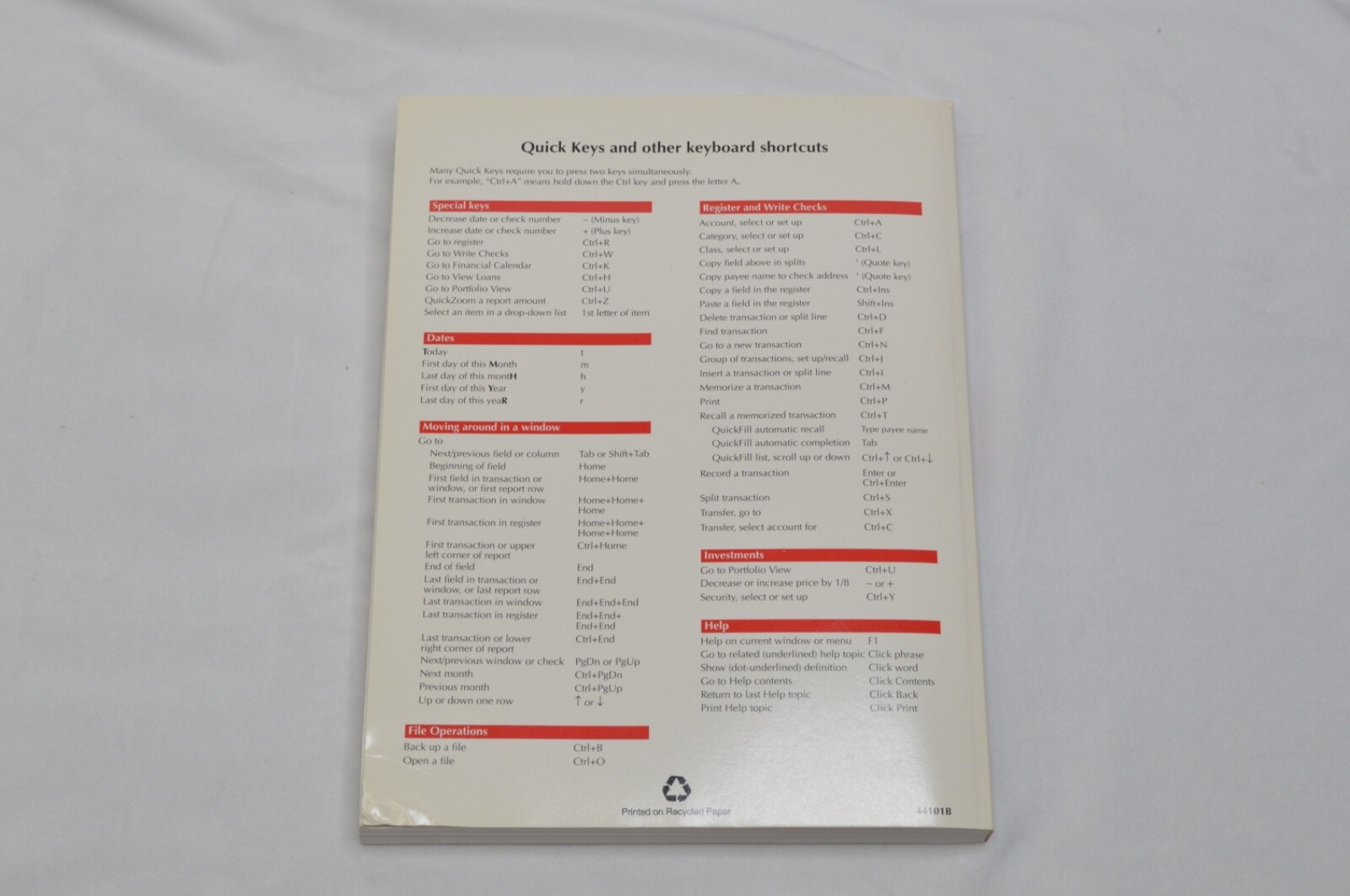 QUICKEN FOR WINDOWS PC SOFTWARE Big Box Complete 1993 version 3 - Floppy Disks -