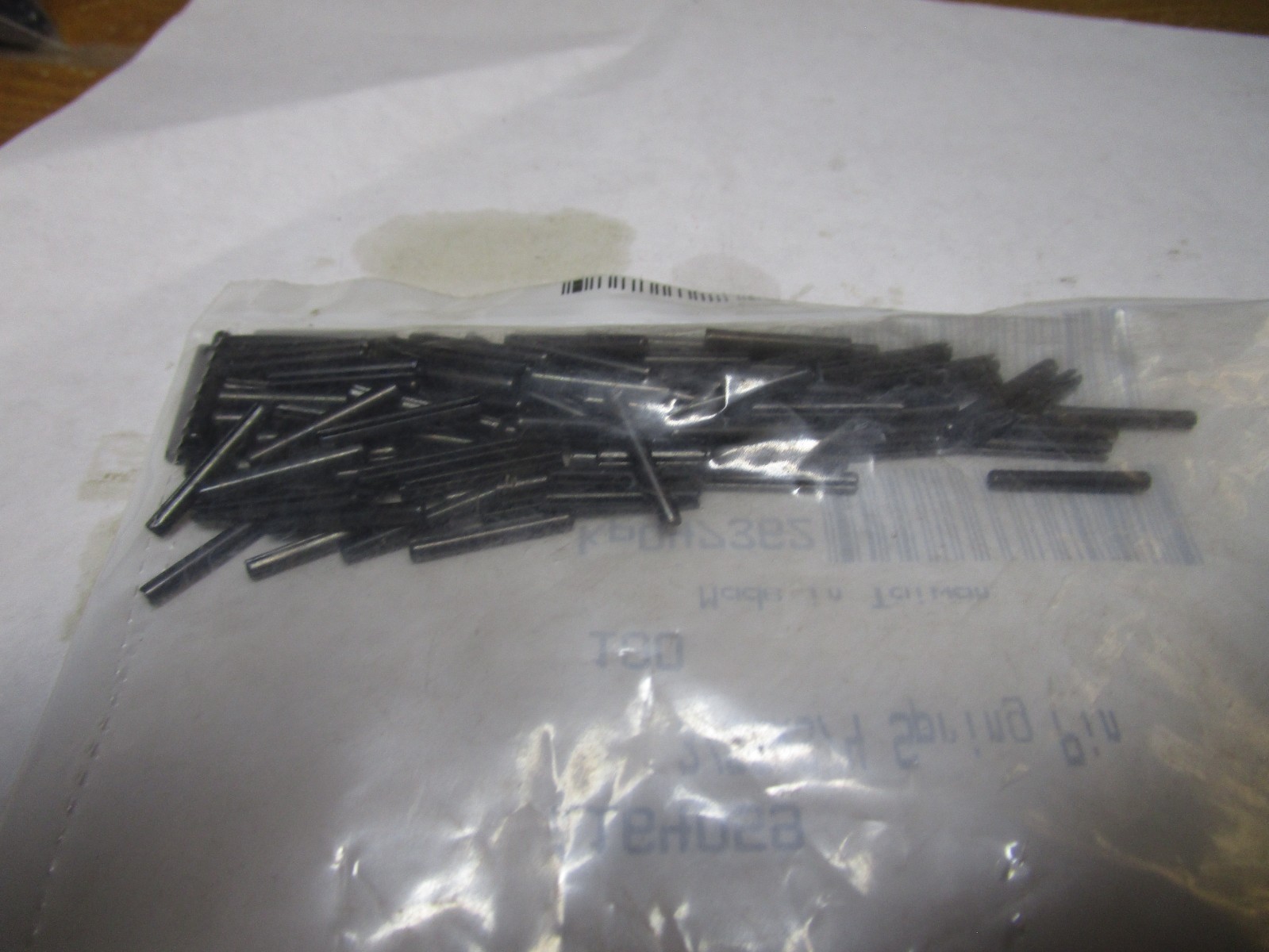 3/32" x 3/4" Plain Finish Steel Slotted Spring Pin QTY 100