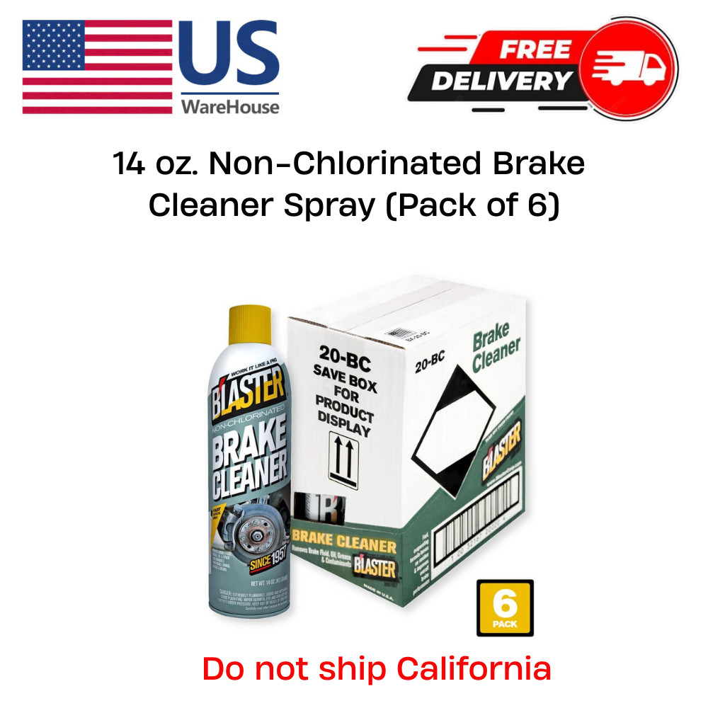 14 oz. Non-Chlorinated Brake Cleaner Spray (Pack of 6)