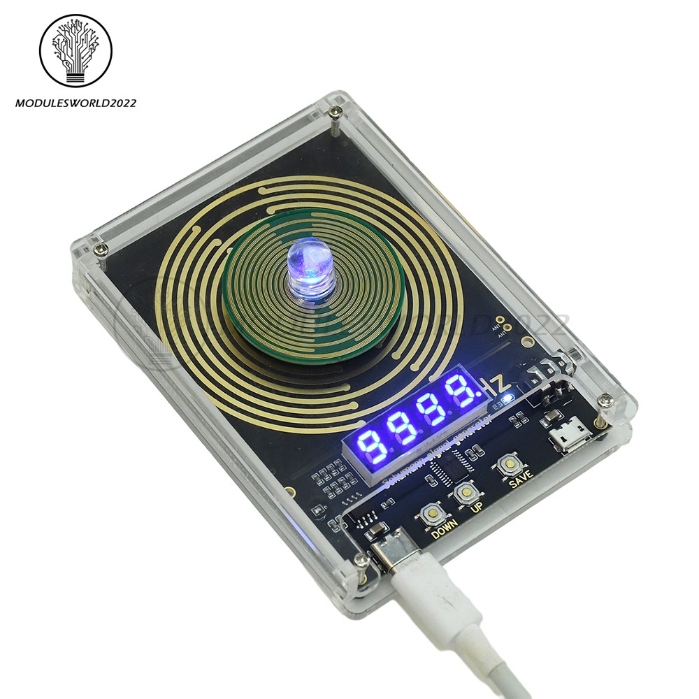DC 5V 0.01-9999HZ Adjustable Frequency Schumann Wave Sine Wave signal Generator