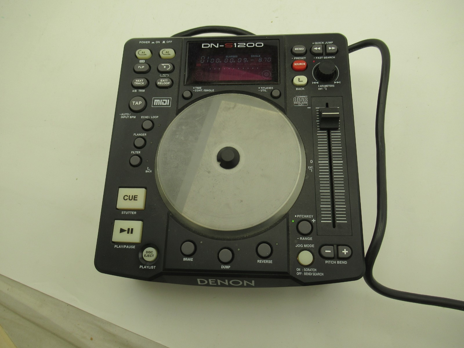 Denon DJ DN-S1200 CD/USB Media Player and Controller  Fully working