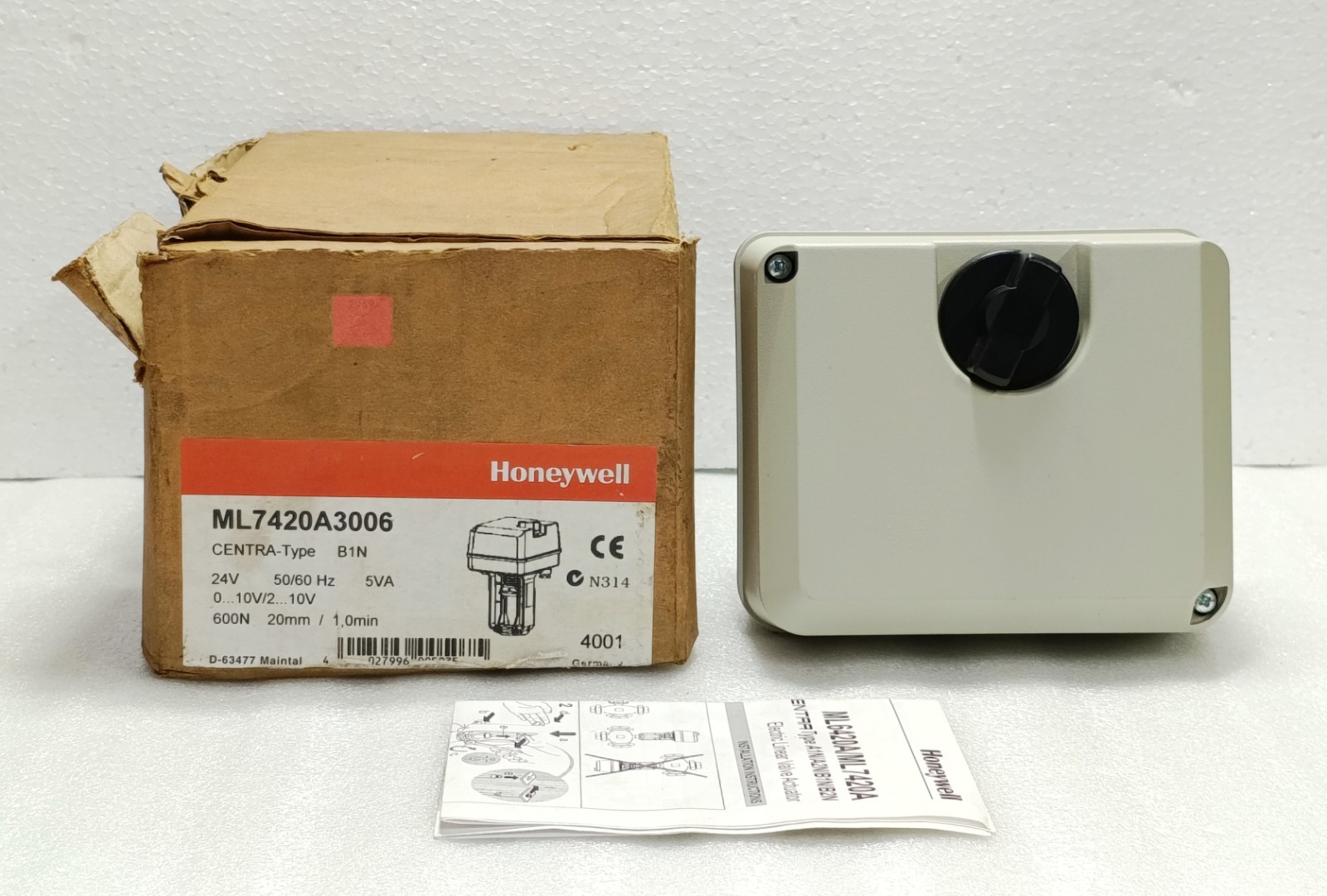 Honeywell ML7420A3006-4 Electric Linear Actuator 24V 600N | New