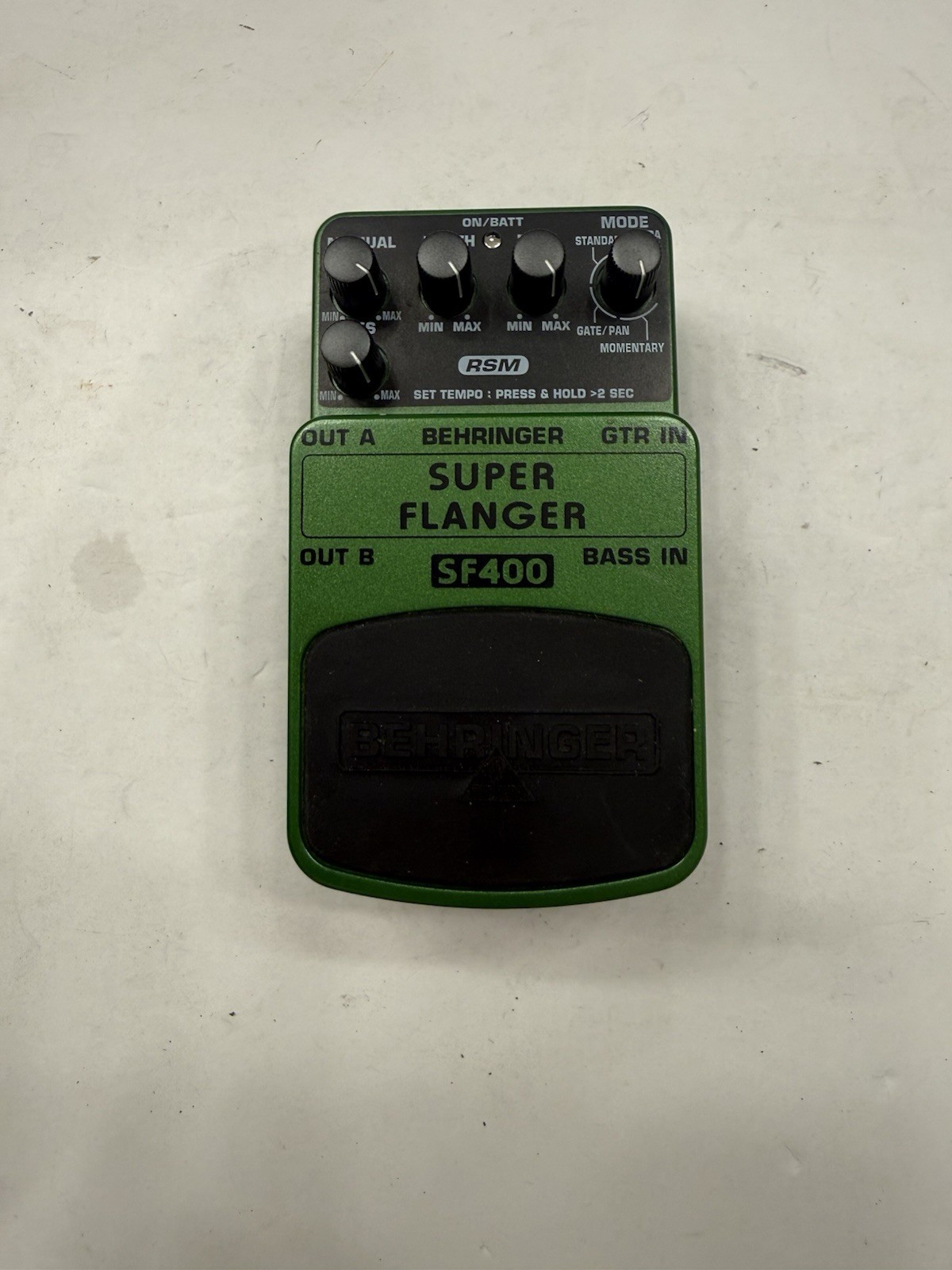 Behringer SF400 Super Flanger Analog Stereo Rare Guitar Effect Pedal