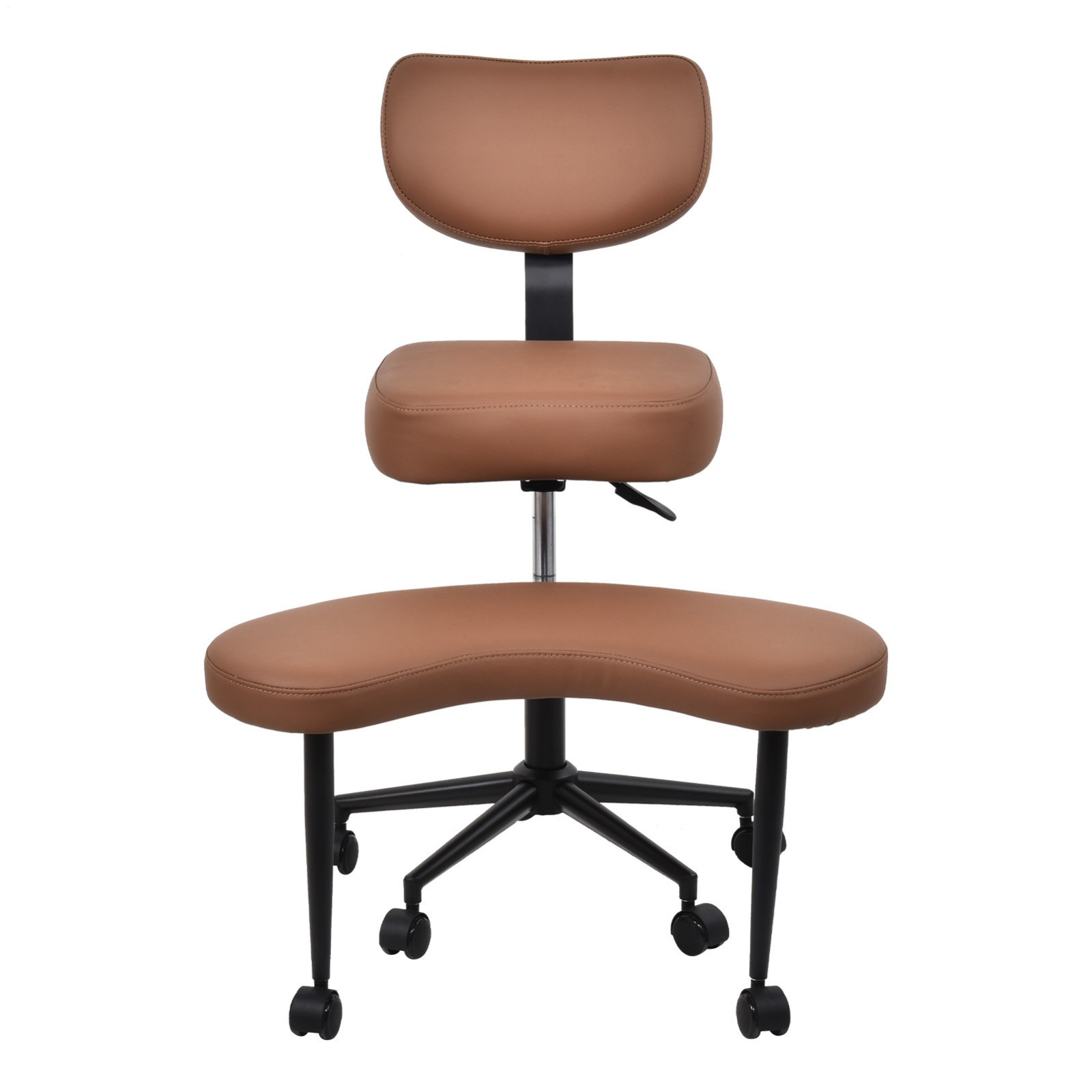 Ergonomic Cross Legged Chair, 360° Swivel Meditation Chair Height Adjustable Sea