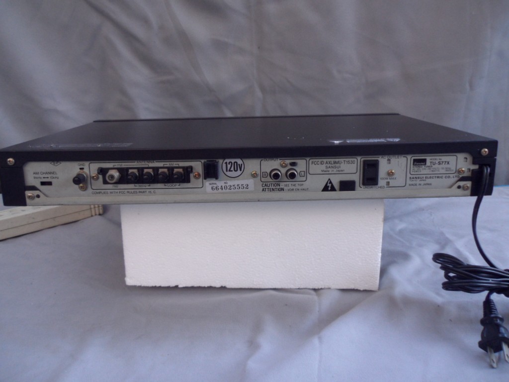 Sansui Digital Synthesizer Tuner TU-S77X "WORKING"