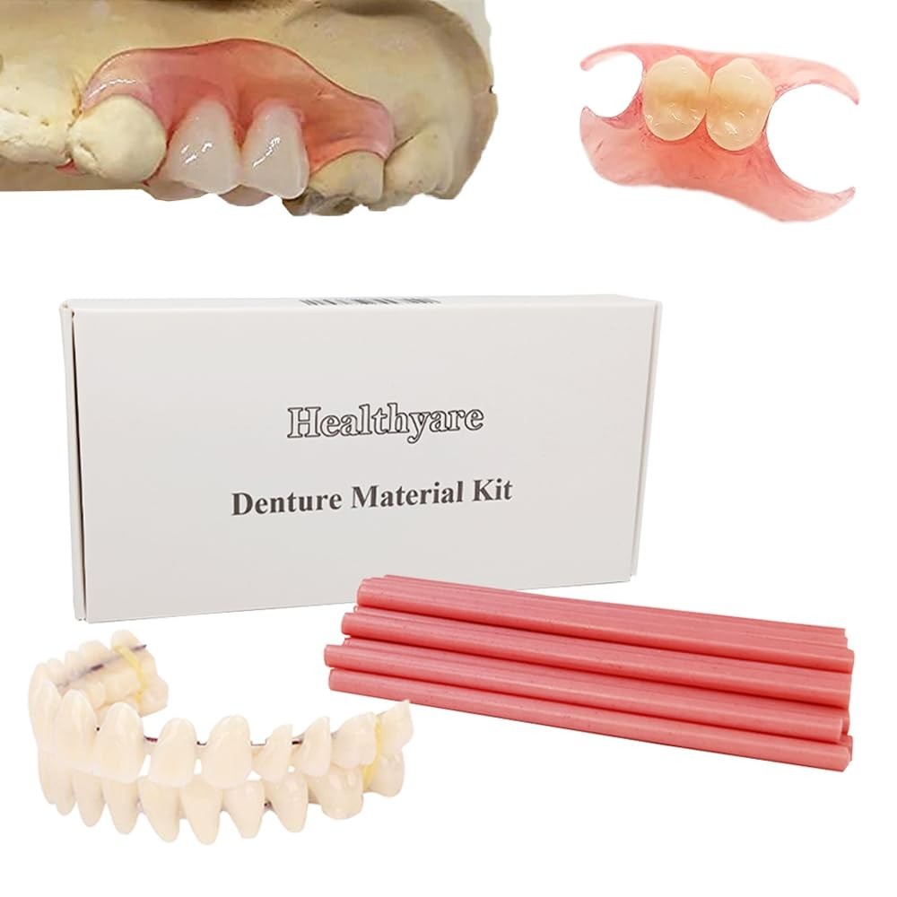 Flexible Denture Material Kit for Customizing Your Own Full or Partial Teeth