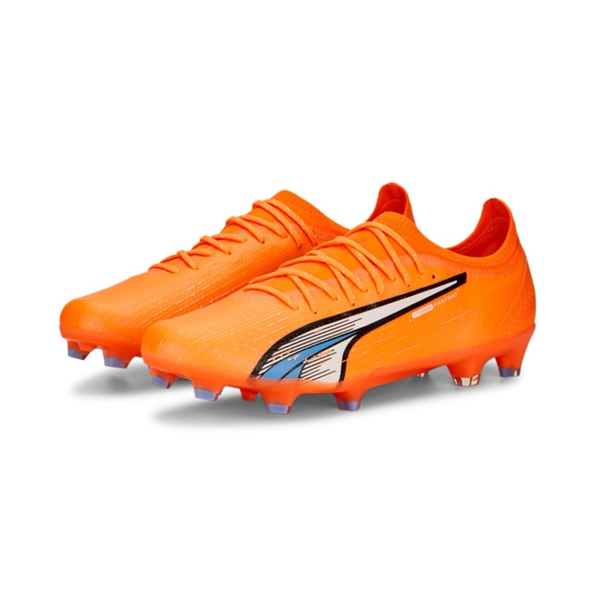 Puma Mens Ultra Ultimate 107163 01 Orange White Rare Soccer Cleats Size 6.5 US