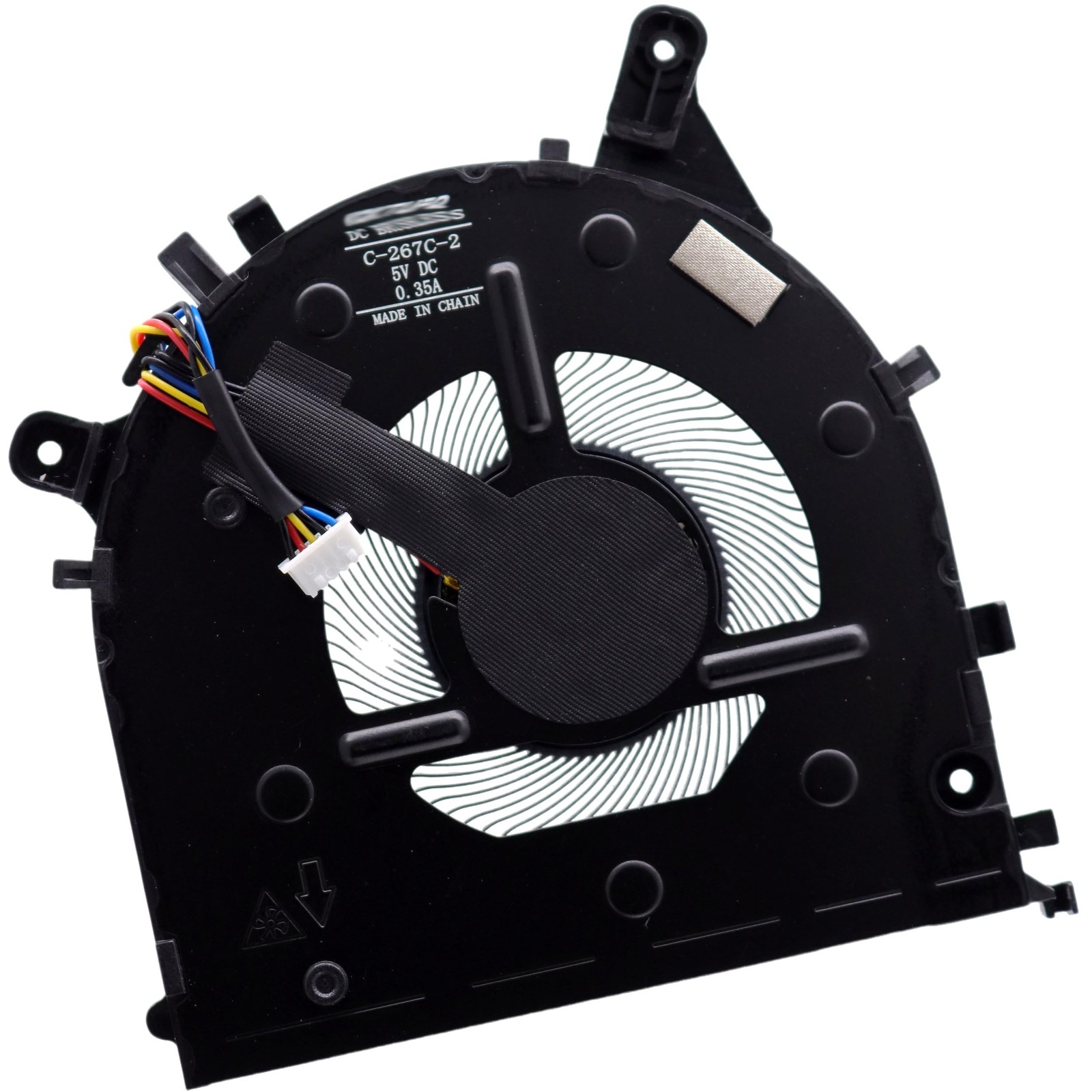 Deal4GO CPU Cooling Fan 5F10Z58243 5F10Z58242 Replacement for Lenovo Black