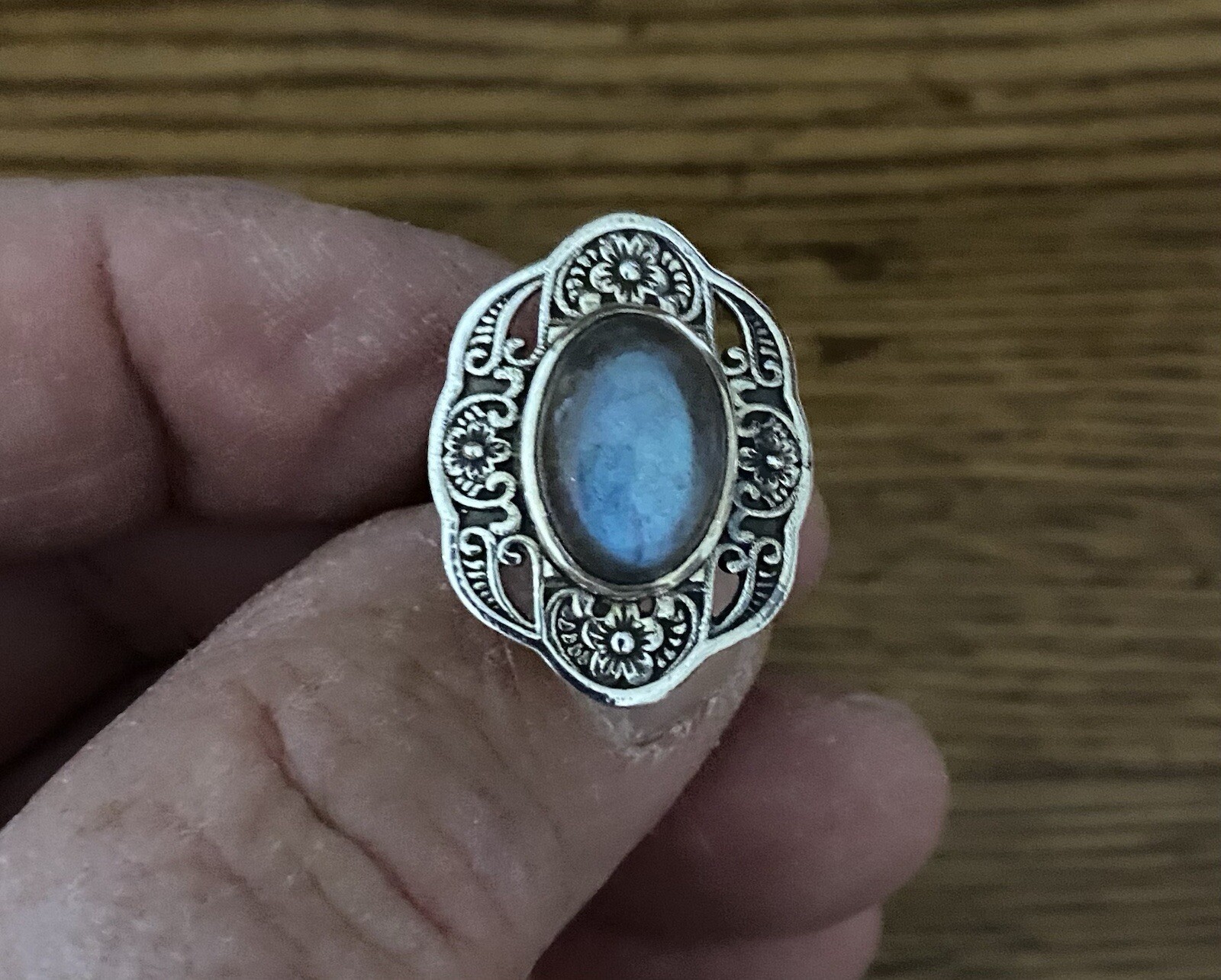 Labradorite Ring Sterling