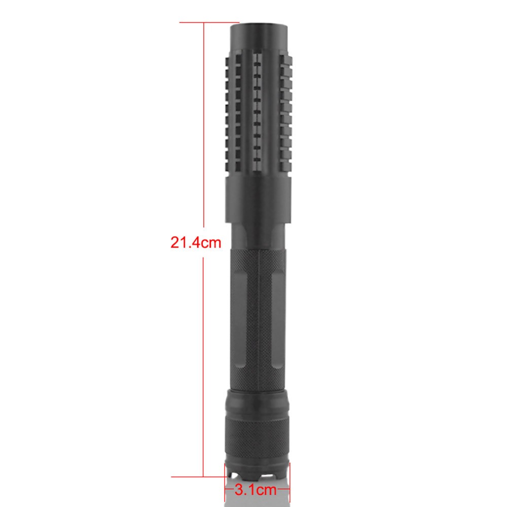 LMX6G Adjustable Focus GR Laser Pointer 520nm Visible Beam Light Charger+Case
