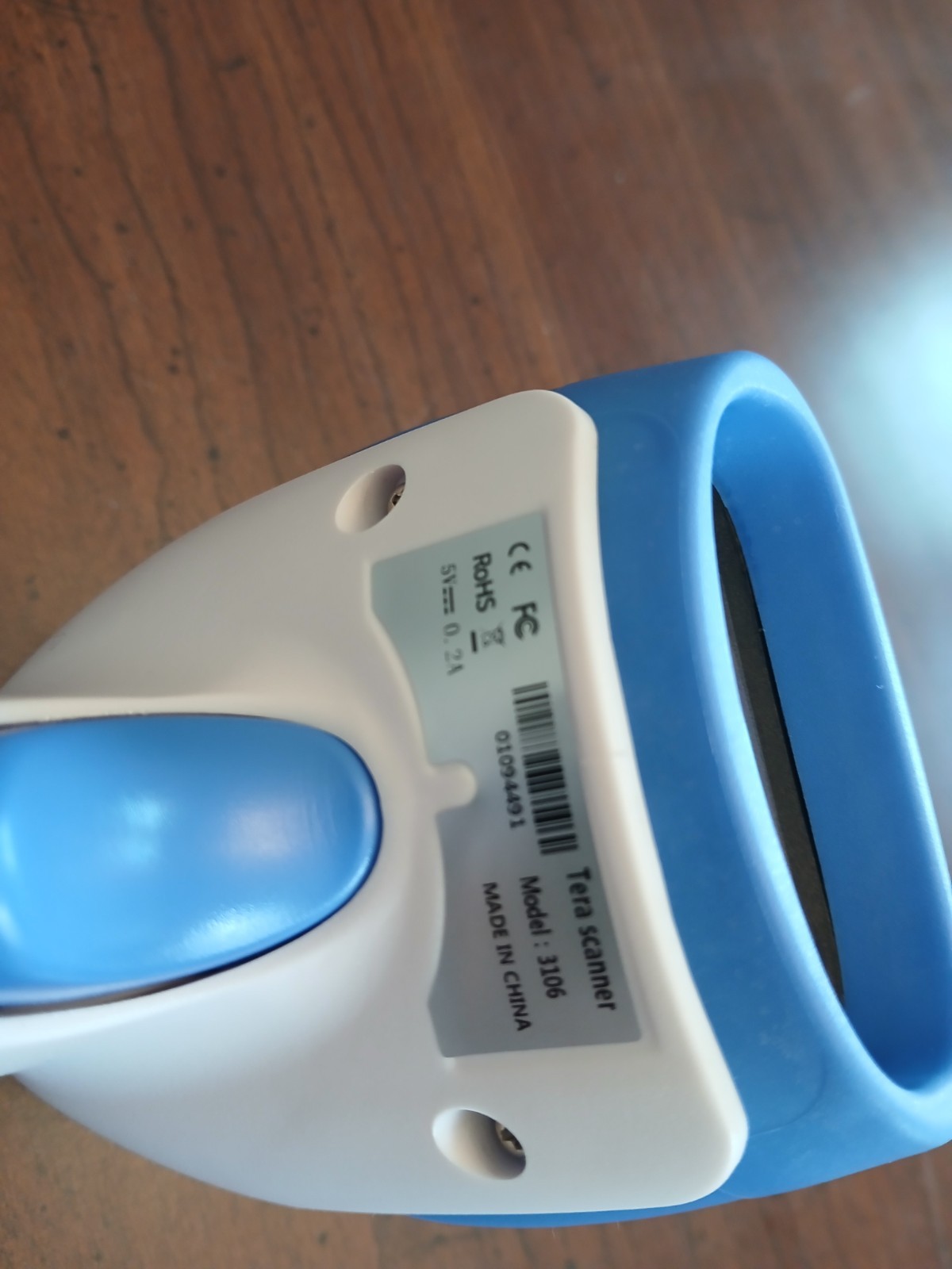 Tera Upgraded USB Laser Barcode Reader (Model 3106-WB)