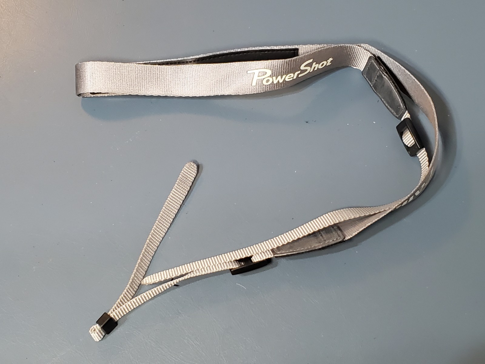 Canon PowerShot Genuine Gray OEM Camera Neck Strap Nylon Adjustable