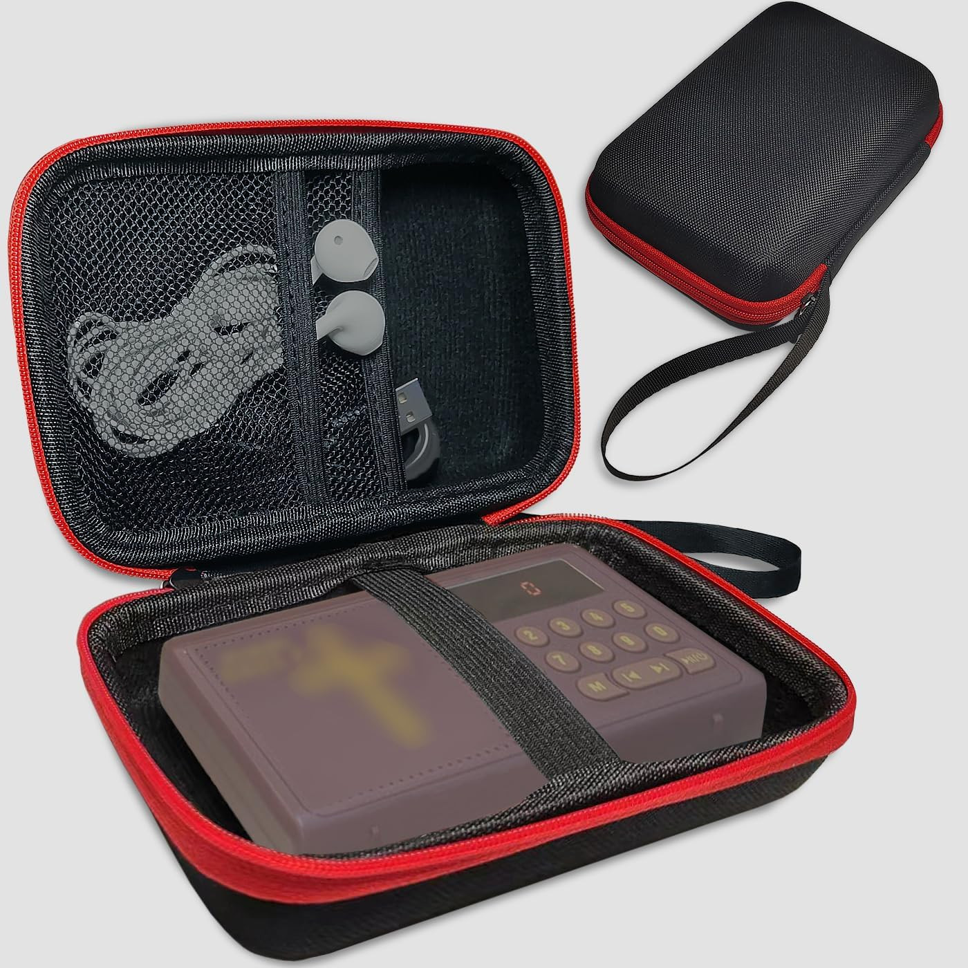 Carrying Case Compatible with Wonder Bible KJV- the Talking Audio Bible Player (