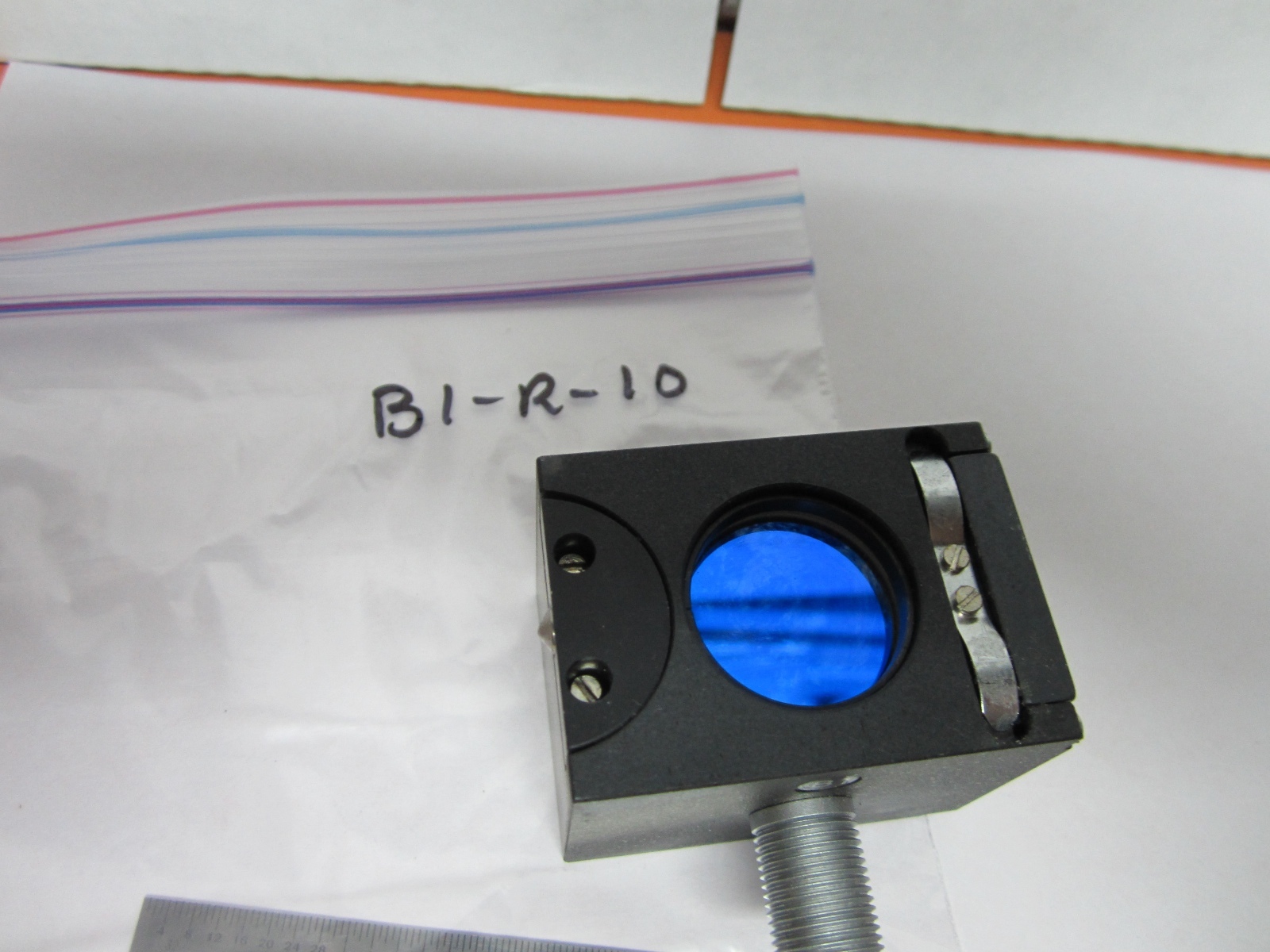 MICROSCOPE NIKON CUBE B1 OBJECTIVE PART DIC WITH OPTICS NOMARSKI BIN#B1-R-10