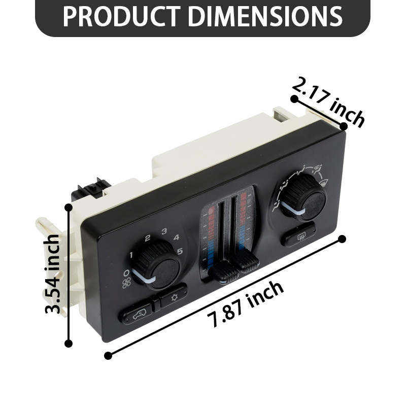 599-210XD Climate Module AC Control Panel for 02-09 Chevy GMC Cadillac Buick
