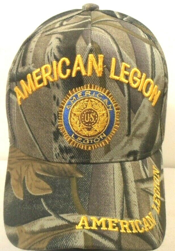 AMERICAN LEGION MILITARY CAP AMERICAN LEGION HAT CAMOUFLAGE