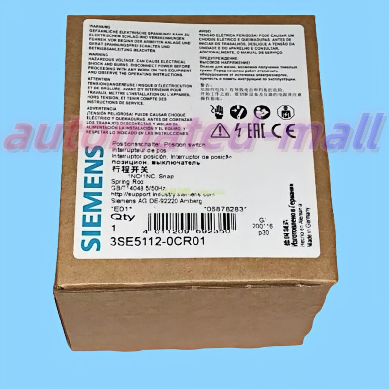 3SE5122-0CR01 NEW SIEMENS Travel switch Expedited Shipping 3SE51220CR01 3SE5122