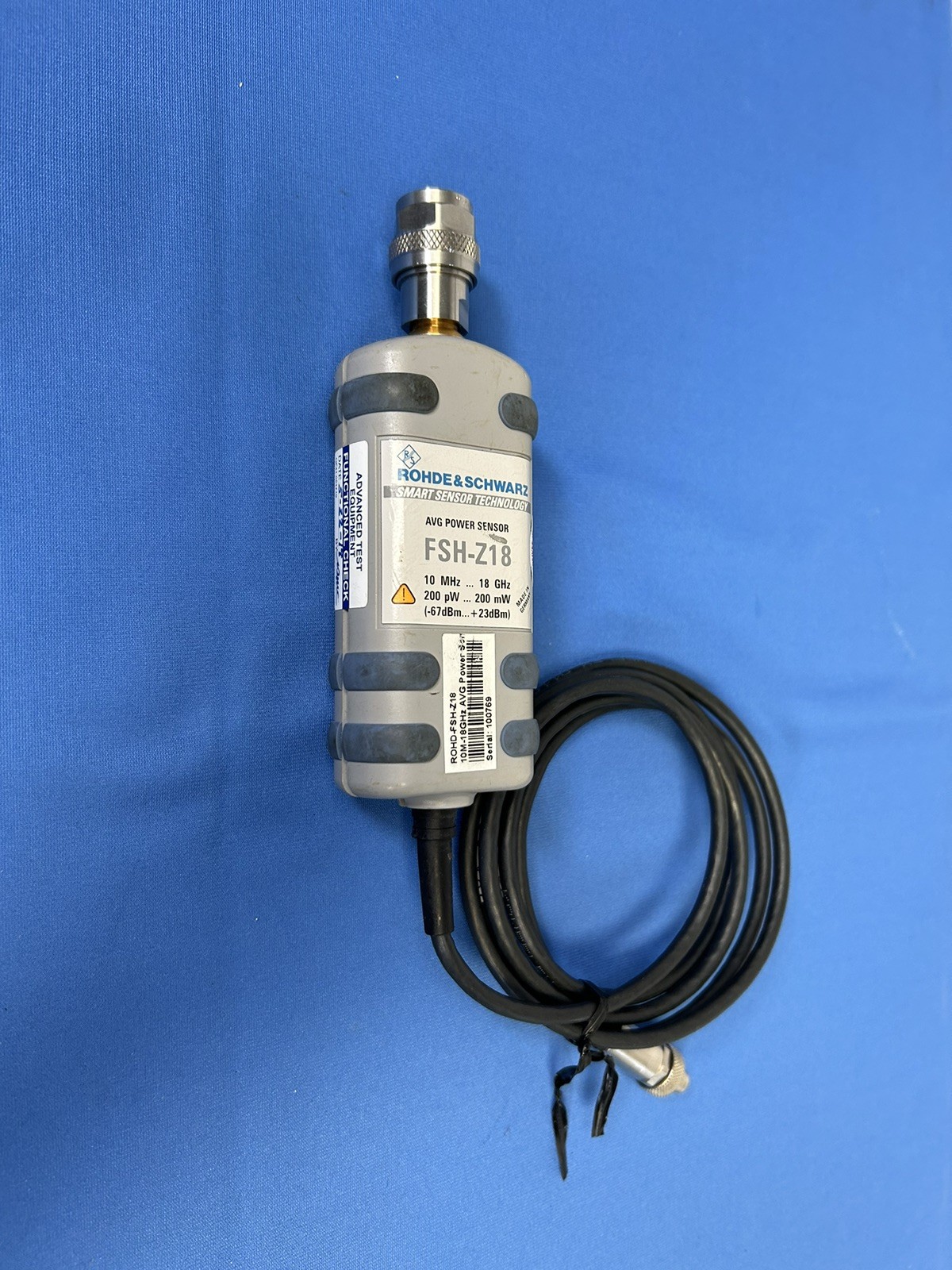 Rohde & Schwarz FSH-Z18 10M-18GHz AVG RF Power Sensor, -67 dBm to + 23 dBm