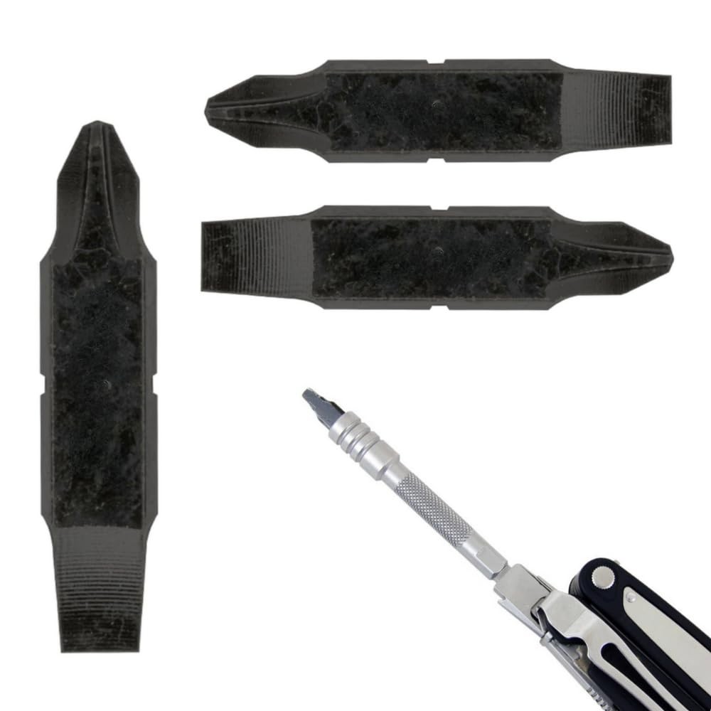 3 Pack Replacement TwoSided Screwdriver Bit For Leatherman MultiTool  #1#2 Ph...