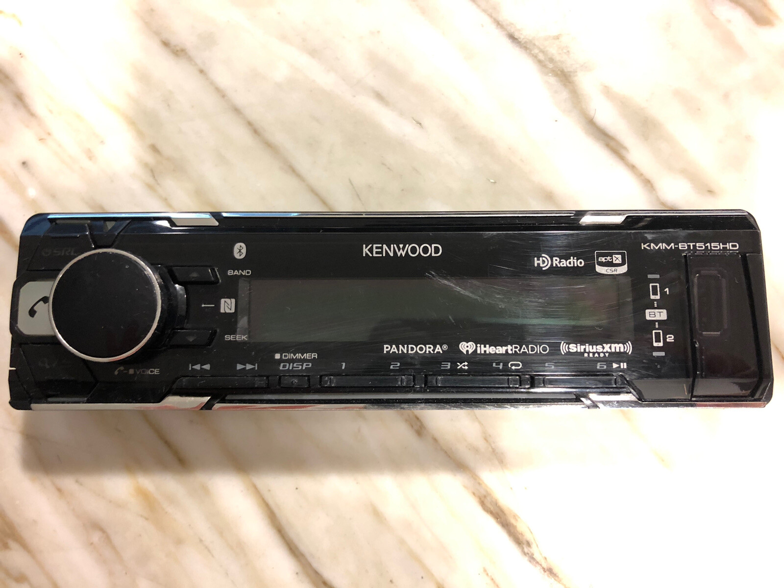 KENWOOD KMM-BT515HD CAR STEREO KENWOOD KMM-BT515HD FACEPLATE ONLY OEM🟠