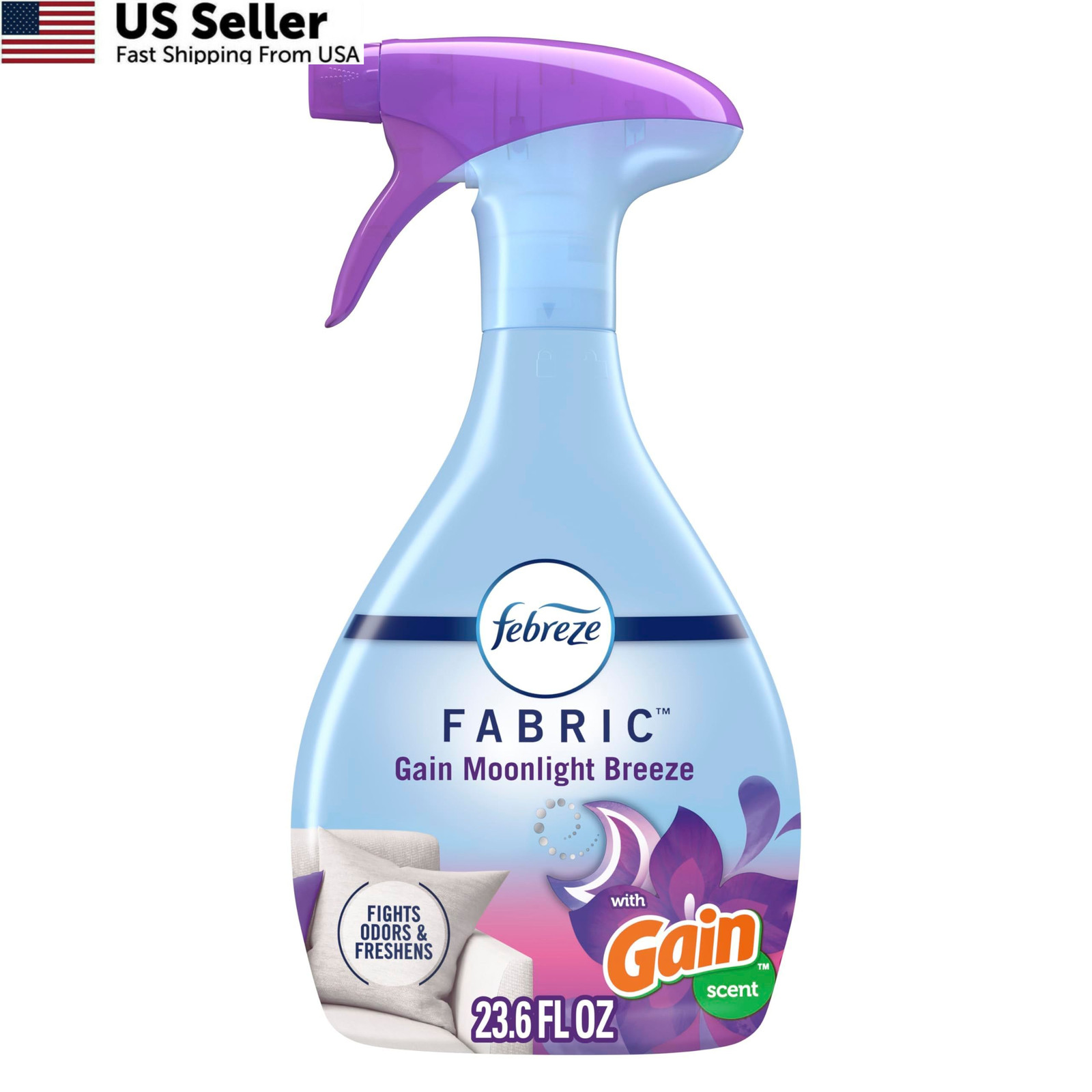 Febreze Fabric Spray, Air Freshener, 23.6 Ounce (Pack of 1), Sky blue