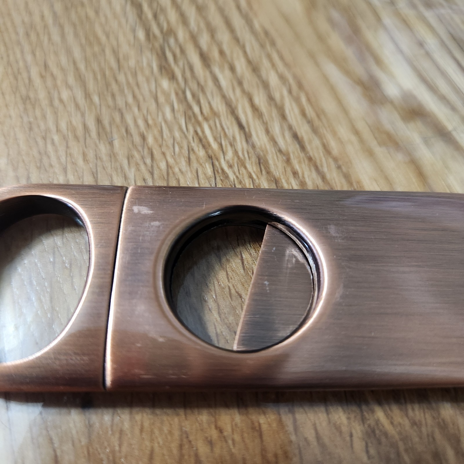 Dewars Cigar Case & Cutter Copper