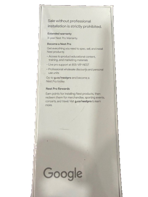 Google - Nest Doorbell, wired, 2nd generation