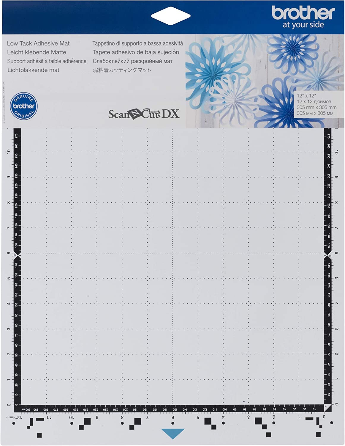 Scanncut DX Mat CADXMATLOW12, 12" X 12" Low Tack Adhesive for Thin and Delicate