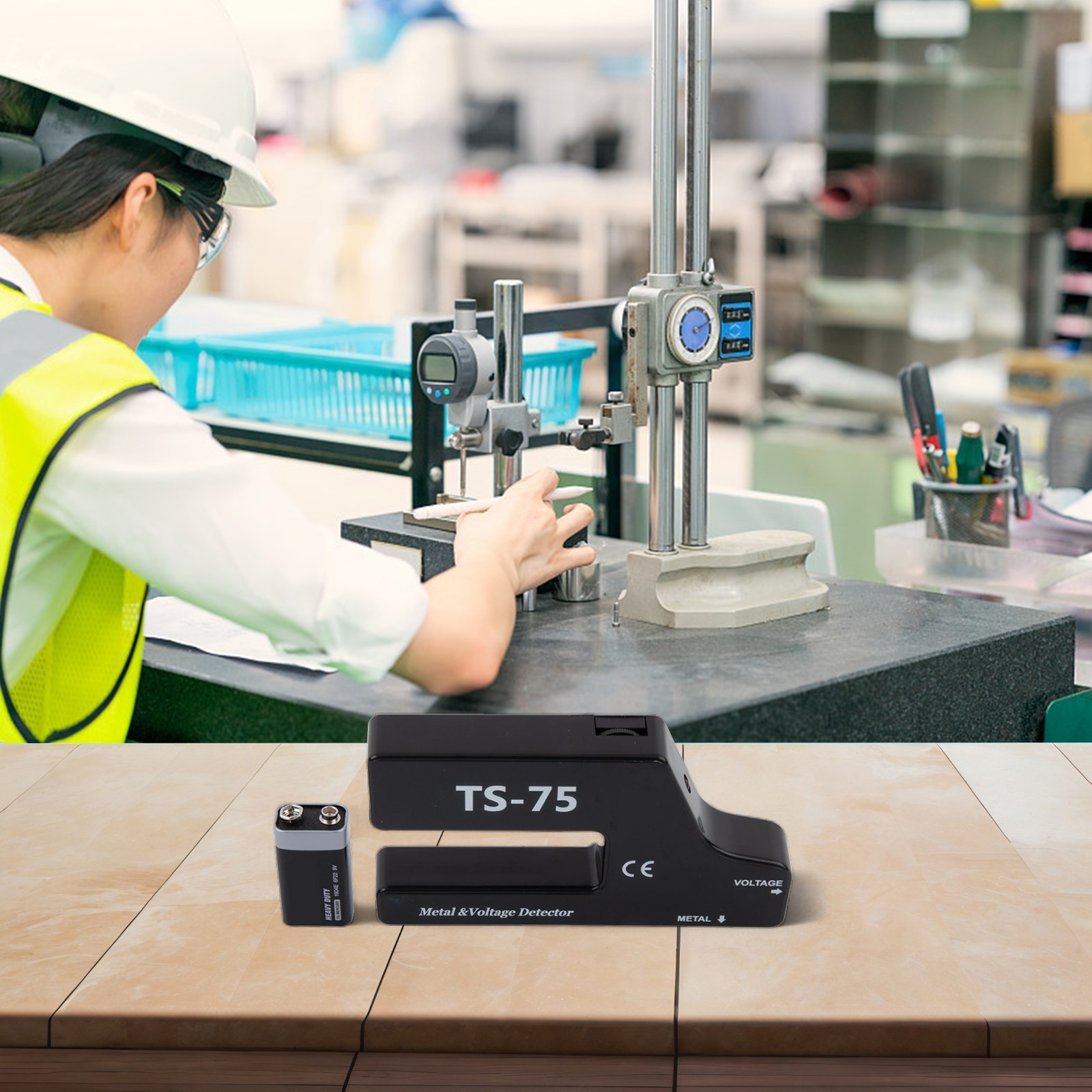 Efficient Wall Scanner TS75 with Integrated Voltage Detection Capability