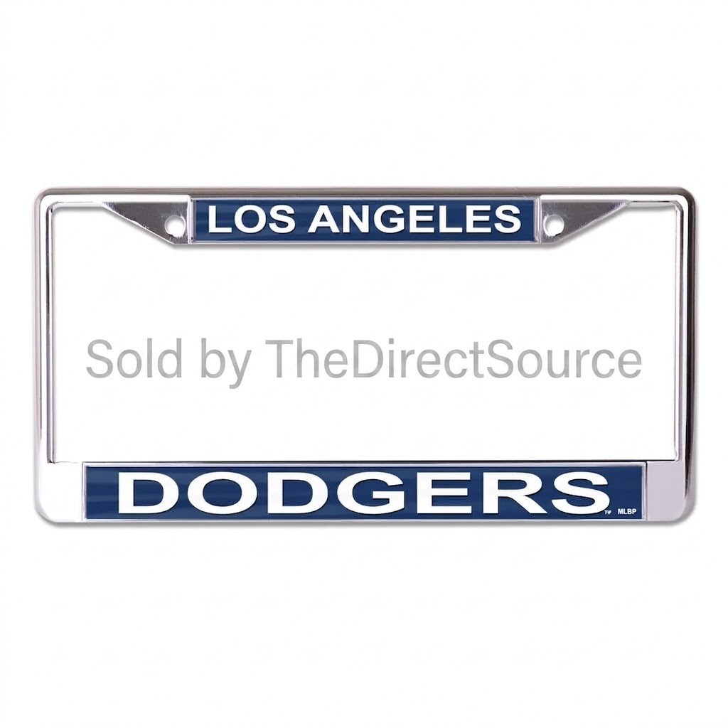 Los Angeles Dodgers MLB Lasercut License Plate Wincraft