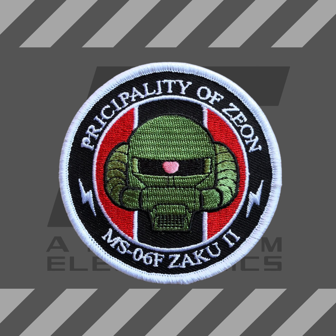 Gundam 79 One Year Space War Zeon Military Anime MS-06 Zaku Morale Airsoft Patch
