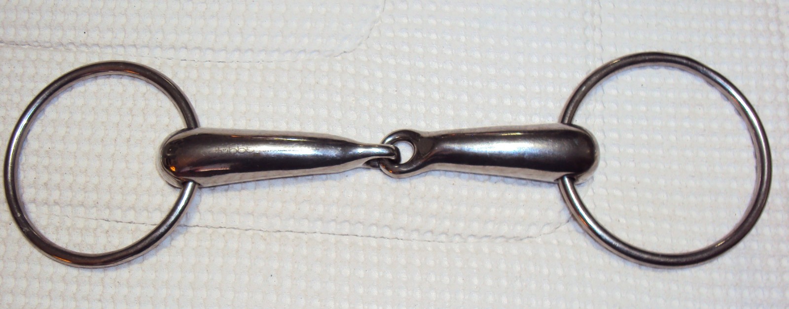 STUBBEN O-Ring Snaffle Bit - Stainless Steel  - 5 1/2" - GREAT